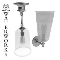 Henry Ceiling Mounted Pendant with Glass Shade