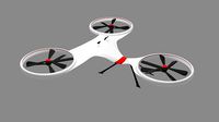 Hoverbike Sci-Fi Futuristic drone