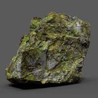 Low poly Sharp Rock Block B3 191219