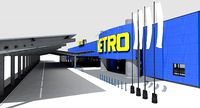 Metro Cash and Carry Hypermarket Full Scene