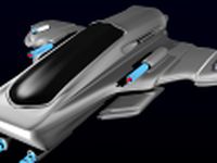 Small Fighter Ship 3D Model