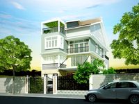 Villa with garden 3D Model