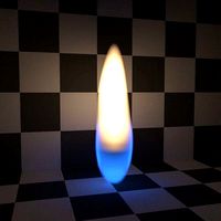 3D Candle Flame