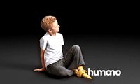 Humano Boy sitting and looking 0507