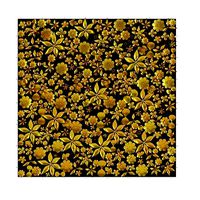 Deco Frame Gold Flower 60x60cm