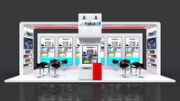 Exhibition stall 9 mtr x 6 mtr 3 sides open