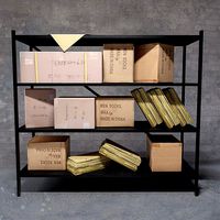 Shelf shelving box and boxes for storage warehouse environments