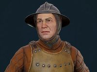 Medieval Knight Sergeant Low-poly