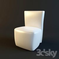 Chair to the toilet table