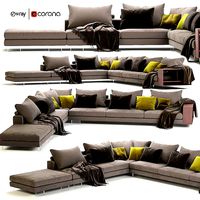 Flexform Lightpiece Modular Sofa