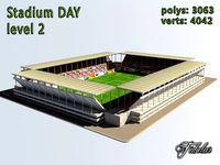 Stadium Level 2 Day 3D Model