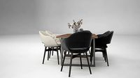 Tenarchstudio Ling Dong Series Diningtable 03 Render Ready Vray
