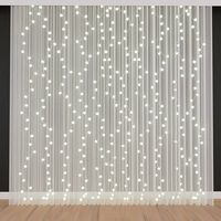 Curtains with garlands