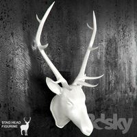 Stag Head figurine