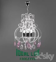 chandelier ideal lux violette