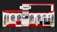 Exhibition stall 8 mtr x 3 mtr 1 side open