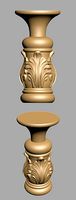 Decor relief 3d stl models for artcam and aspire Programmes