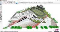Sketchup College building B10