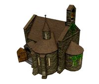 Medieval Church Game Ready