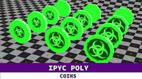 EPIC POLY - Toxic coin with LOD