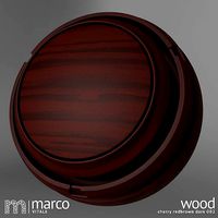 Seamless PBR Wood - Cherry Redbrown Dark 00