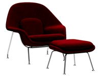Knoll Saarinen Womb Chair and Ottoman