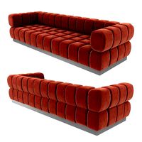 Todd Merrill custom original extended back sectional sofa