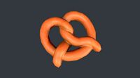 Low Poly Pretzel