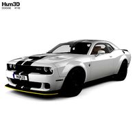 Dodge Challenger SRT Hellcat WideBody with HQ interior 2018