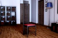 UE4 Asset - Hill House Chair by Charles Rennie Mackintosh