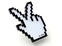 3D Creative Cursor - Victory