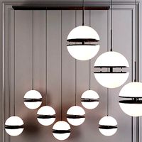 Restoration Hardware HEMISPHERE 7-LIGHT LINEAR CHANDELIER Black