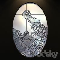 Stained PEACOCK Peacok