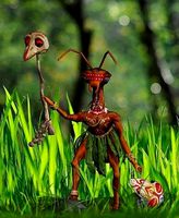 Ant Shaman High Poly ZBrush Character