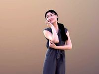 Francine 10360 - Standing Elegant Girl