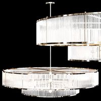 Restoration Hardware MARAIS ROUND CHANDELIER 72 Nickel