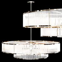 Restoration Hardware MARAIS ROUND CHANDELIER 60 Nickel