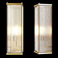 Restoration Hardware MARAIS RECTANGULAR SCONCE Brass