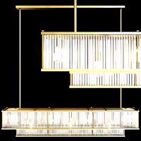 Restoration Hardware MARAIS LINEAR CHANDELIER 60 Brass