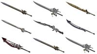 Collection Weapon B1 - B7 Sword