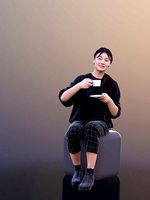 Francine 10336 - Casual Sitting Girl