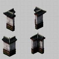 Tang Courtyard - Wall 2701