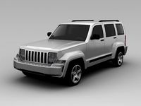 Jeep Liberty 2008 3D Model