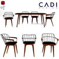 Cadi Design  Casur Table Chair