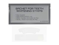 Teeth whitening stripes with foil sachet