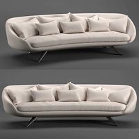 Avi sofa 3D Model 2 different types of colors