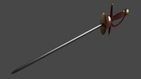 Epee-bladed weapon