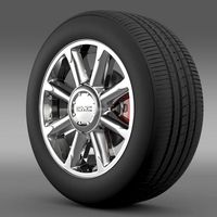 GMC Denali wheel 3D Model