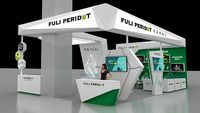 Modern exhibition stand  6x9 mtr  3sides open