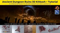 Dungeon Ruins 3D Kit Set and Tutorial